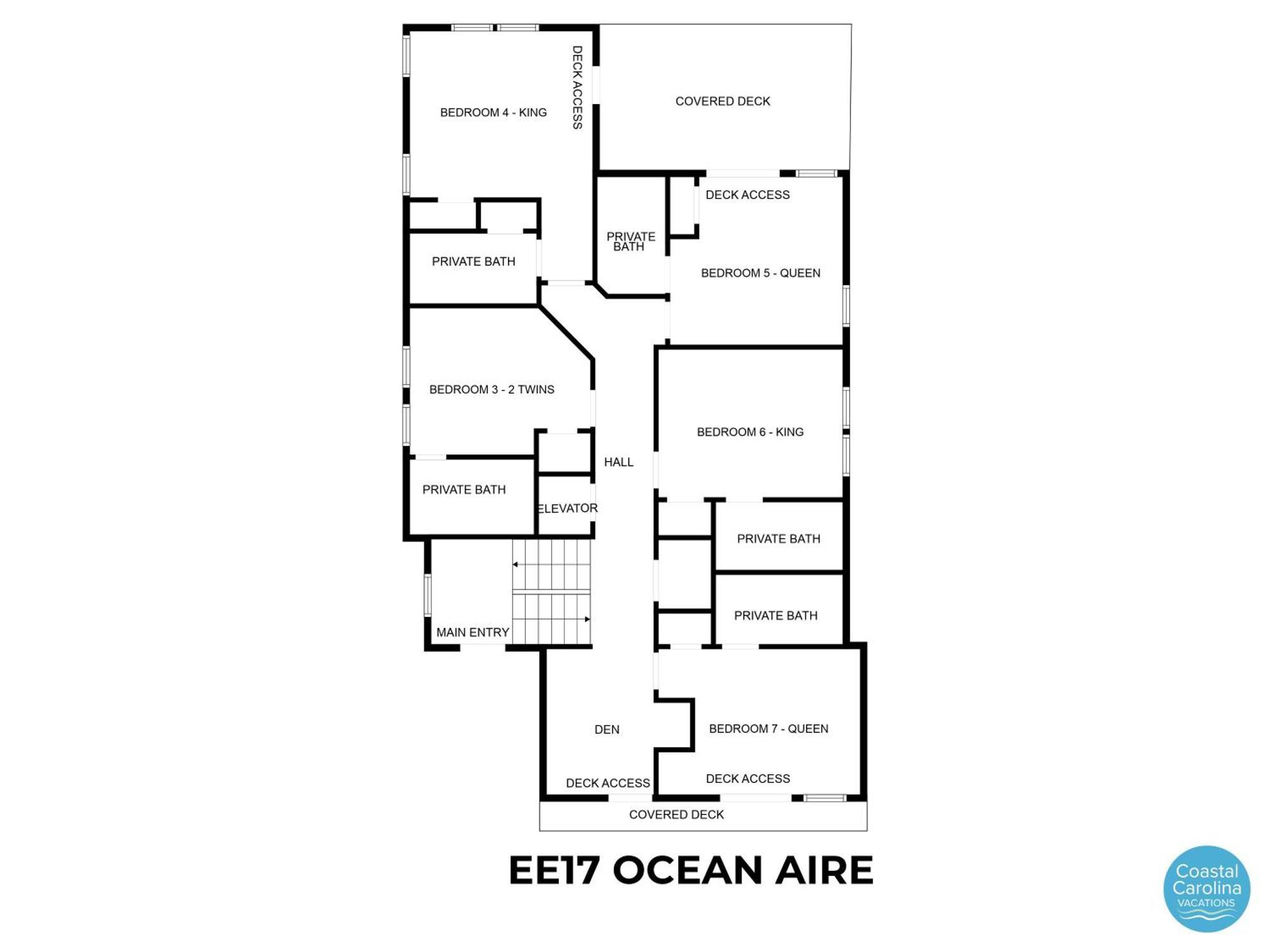 Ee17 Ocean Aire Holiday home *