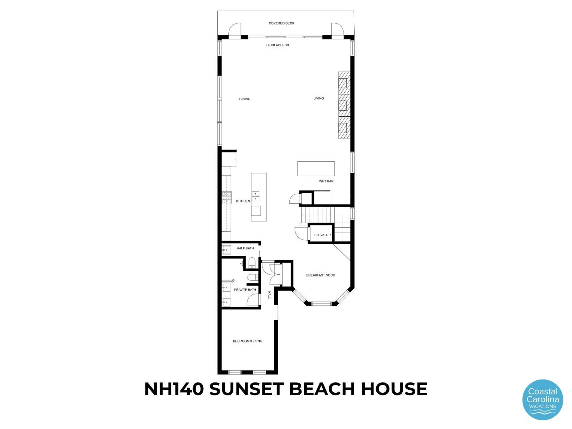 Nh140 Sunset House Nags Head