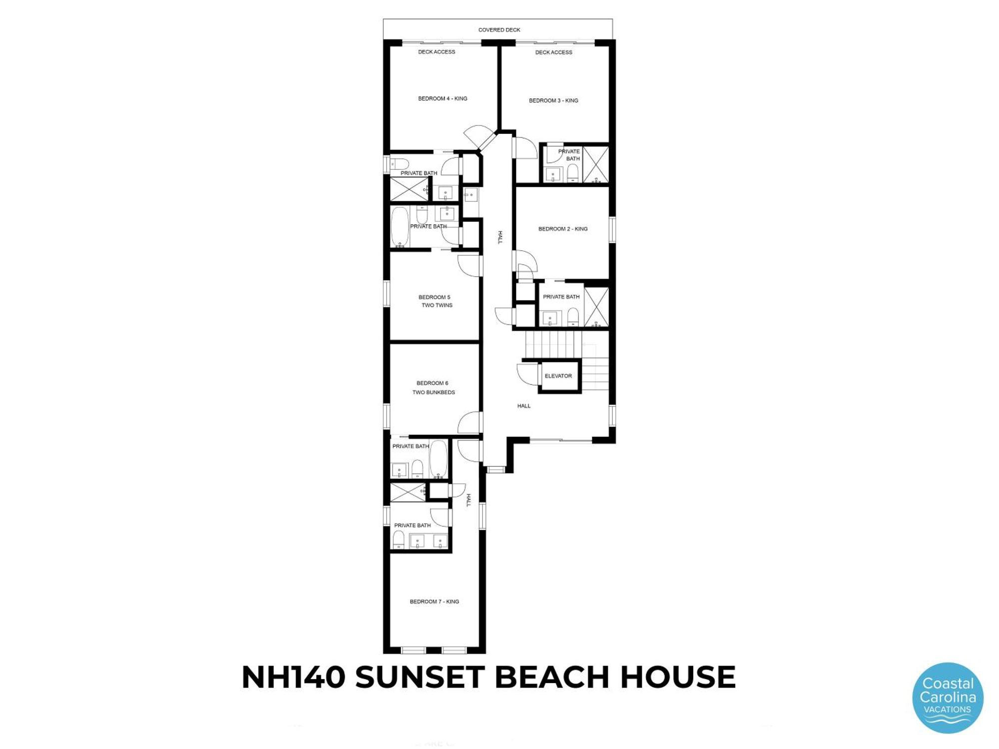 Holiday home Nh140 Sunset House Nags Head