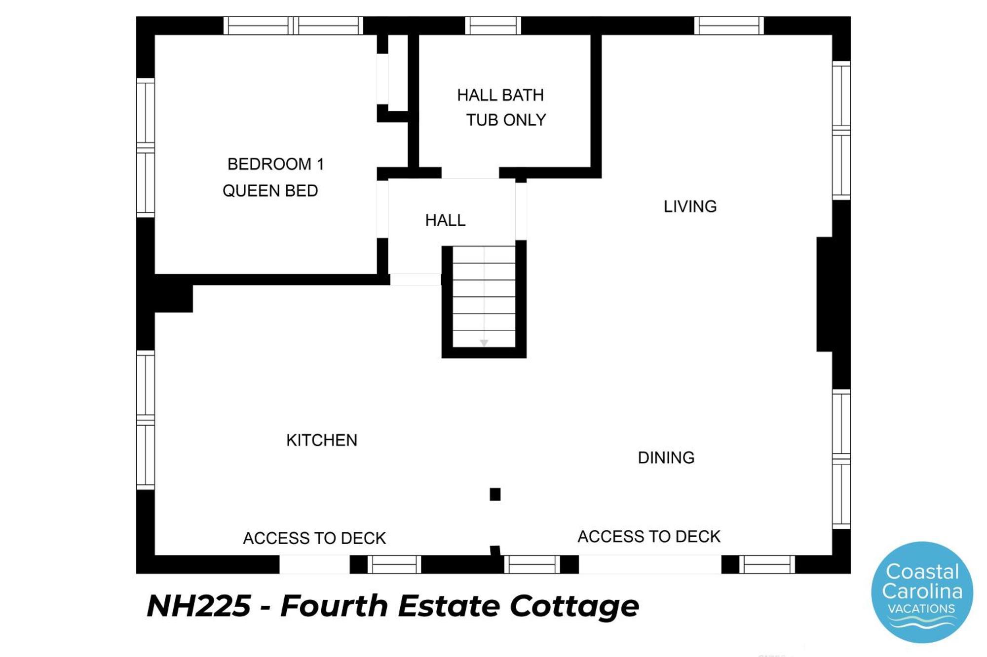 Nh225 Fourth Estate Holiday home Nags Head