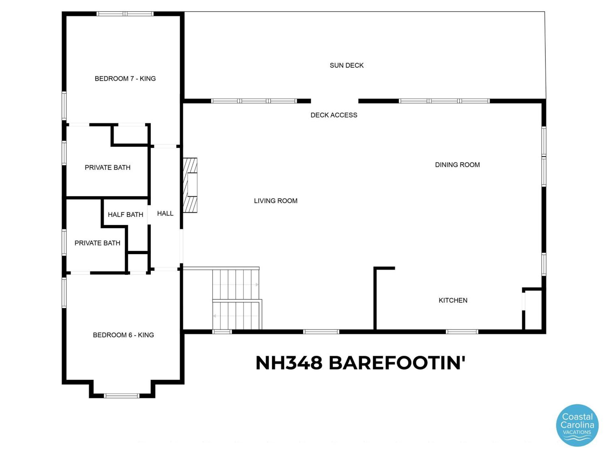 Holiday home Nh348 Barefootin' Nags Head