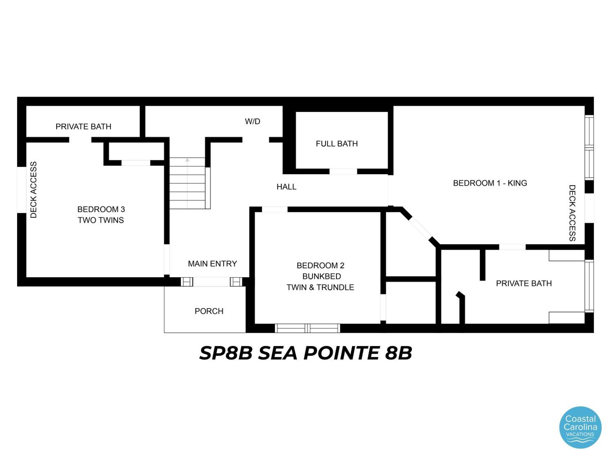 Holiday home Sp8b Sea Pointe 8b Nags Head