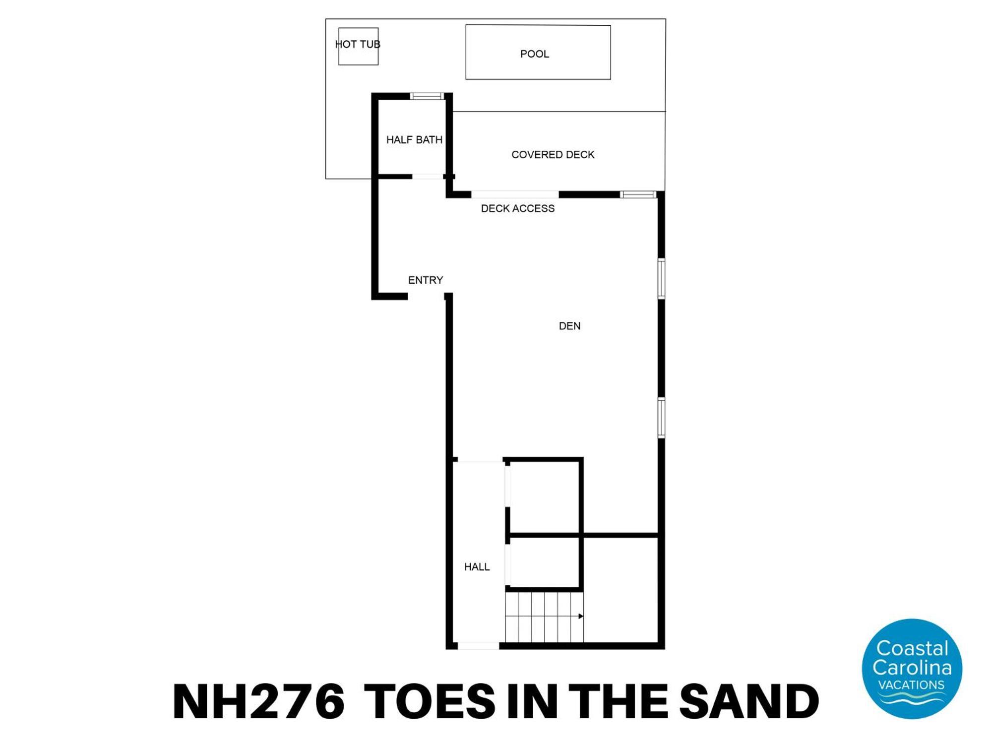 Holiday home Nh276 Toes In The