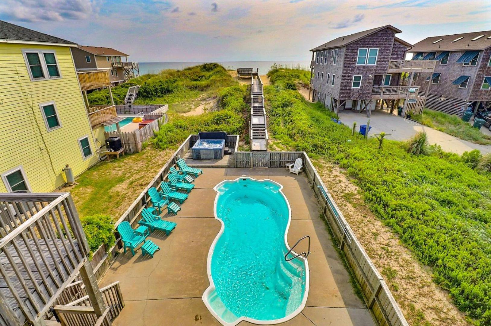 7030 Explorers Beacon Oceanfront Poolhot Tub * Nags Head