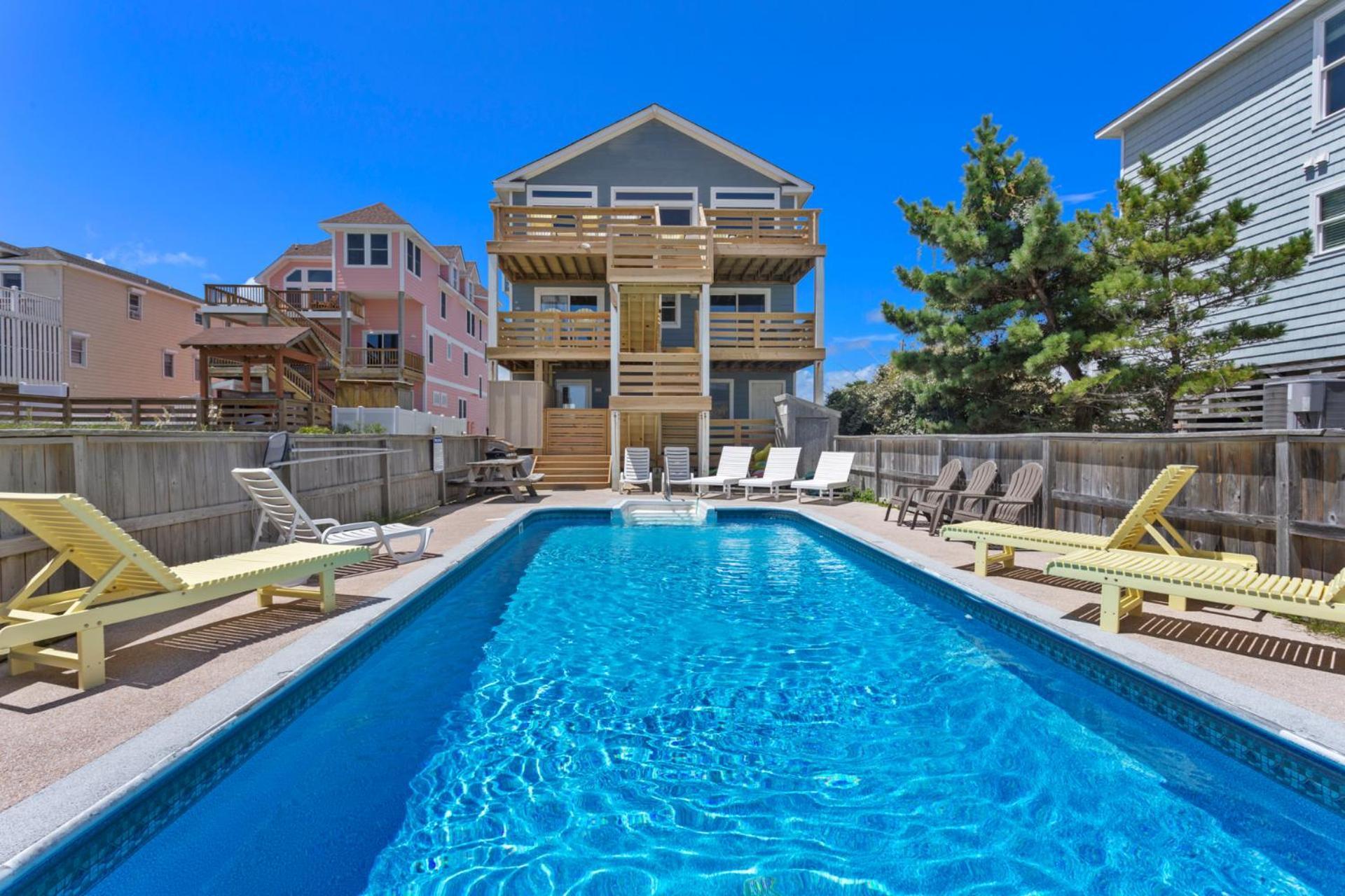 7081 Southern Breeze Oceanfront Pool Hot Tub Holiday home Nags Head