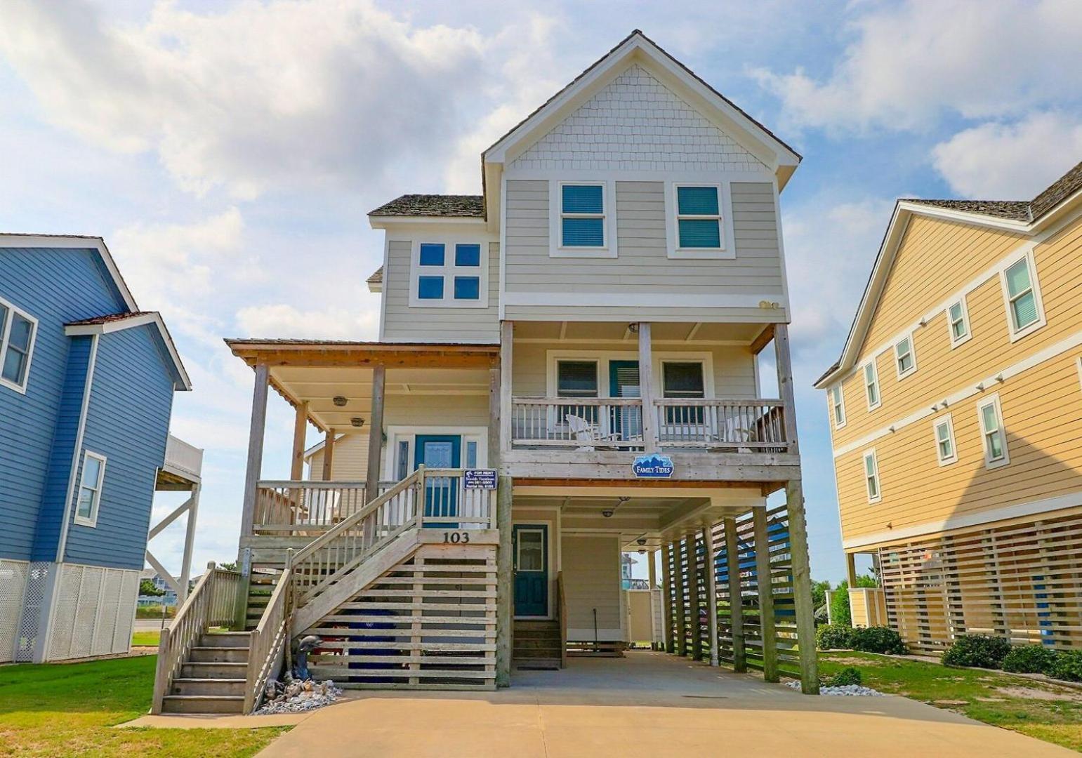 Holiday home 6156 Family Tides 2 Min Walk To Hot Tub