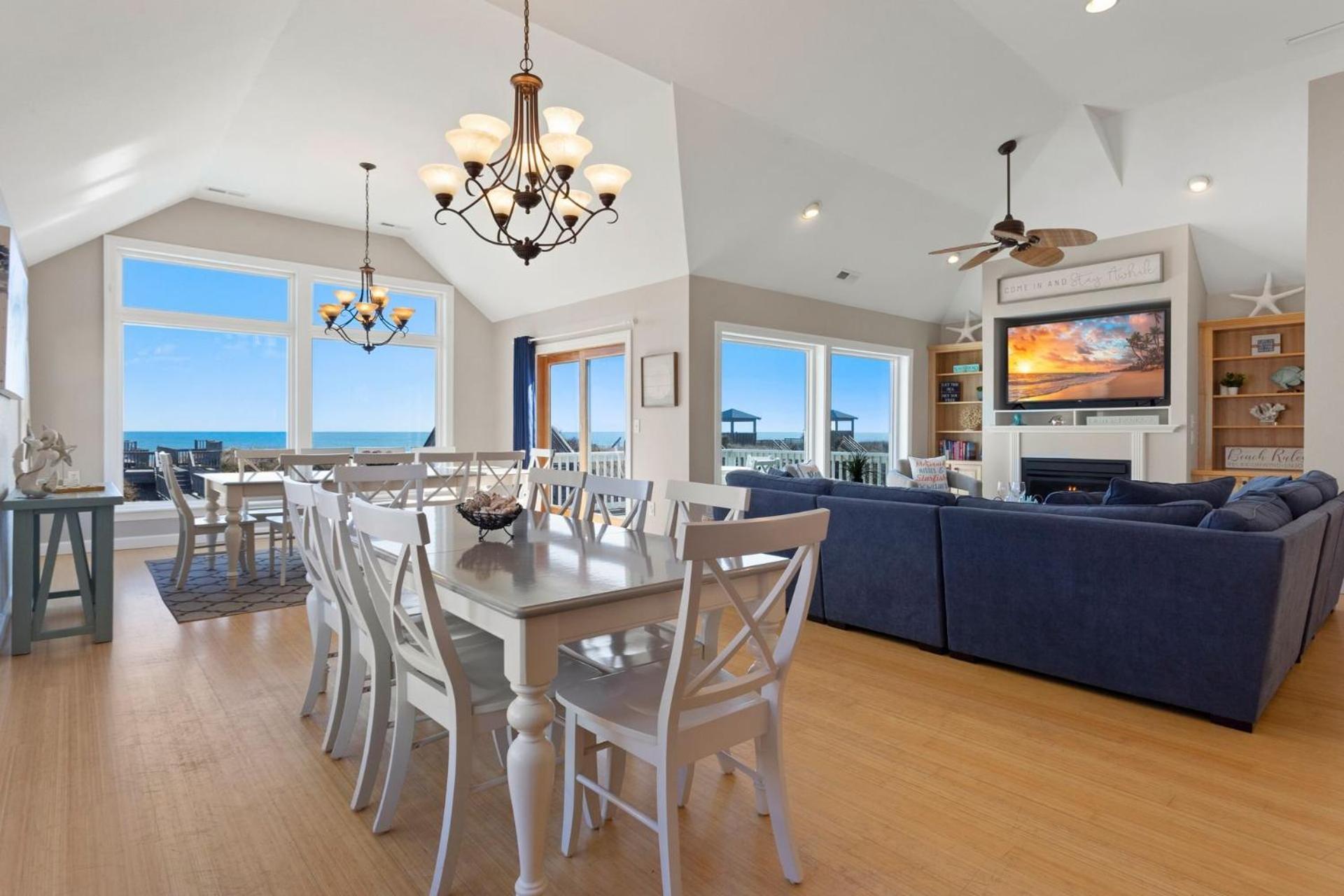 Just Fab 8 Bedrooms Oceanfront Luxury Saltwater Pool Elevator Game Holiday home Nags Head