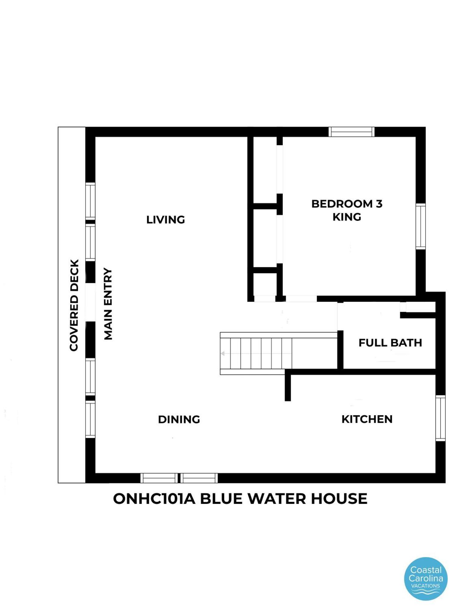Onhc101a Blue Water House