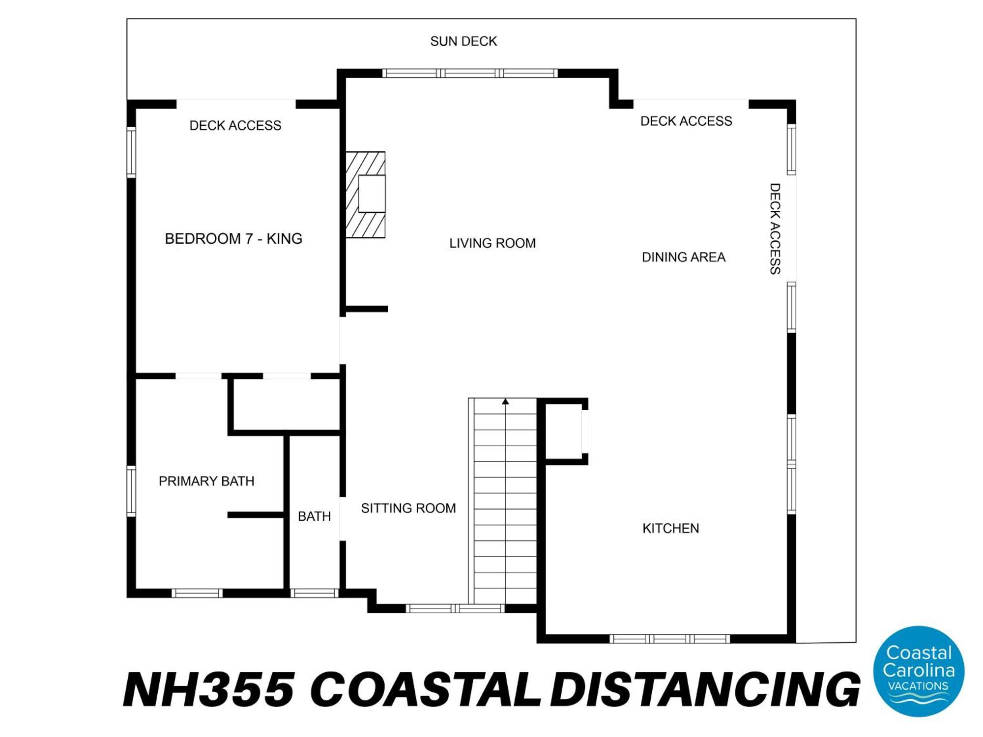 Nh355 Coastal Distancing Nags Head