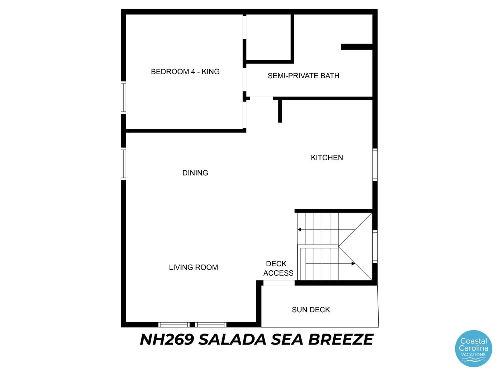 Nh269 Salada Sea Breeze * Nags Head